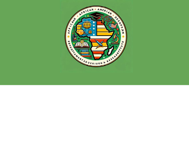 the logo for the African, and African-American, Development, Education, Research and Training Institute