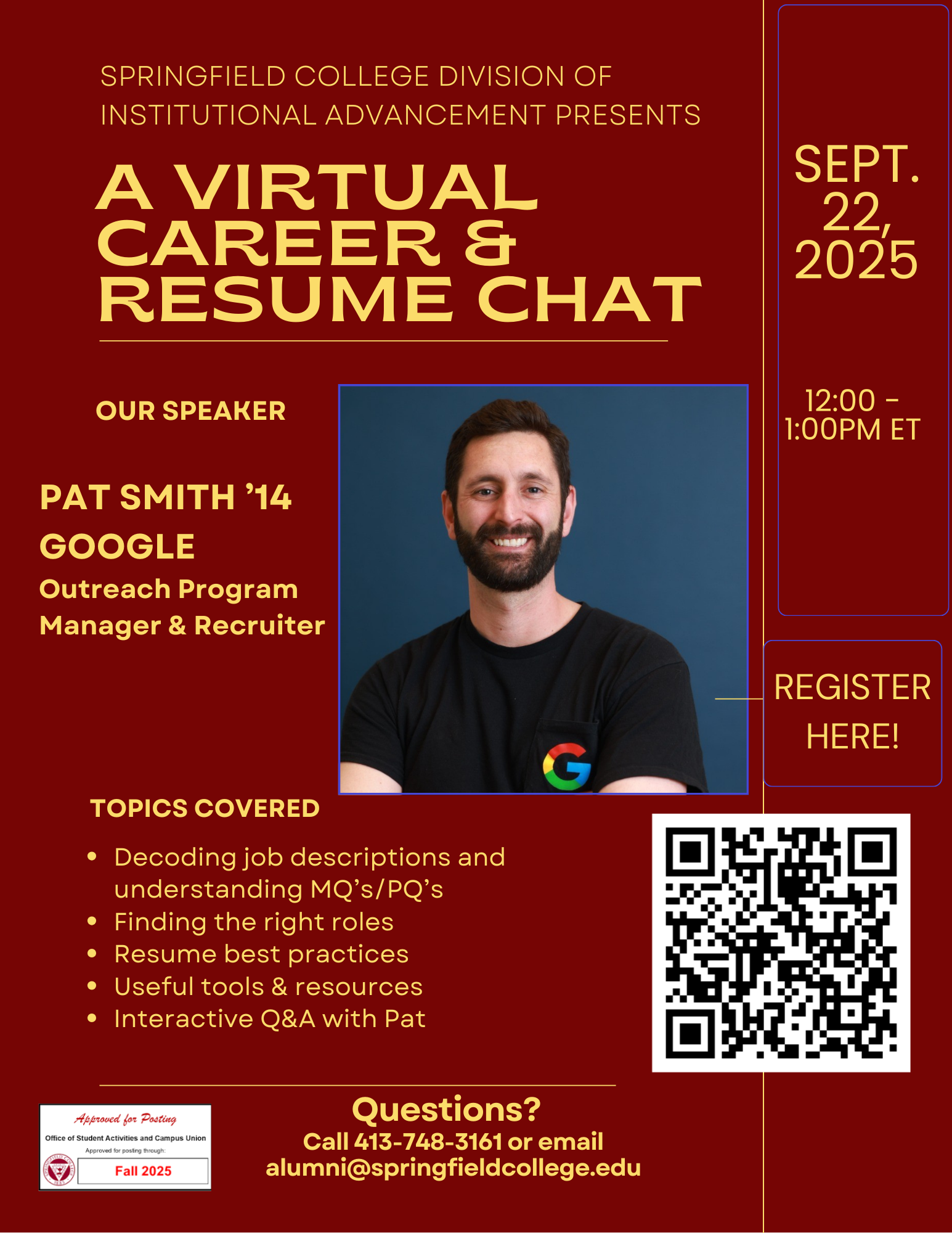 Pat Smith Career Chat