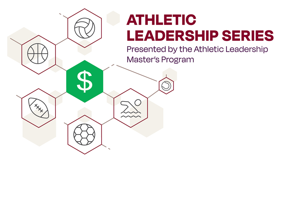 an infographic showing different sport icons connected by lines with an icon of a dollar sign in the middle connected to all of them