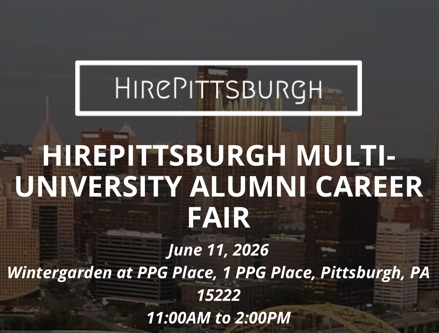 HirePittsburgh Multi-University Alumni Career Fair