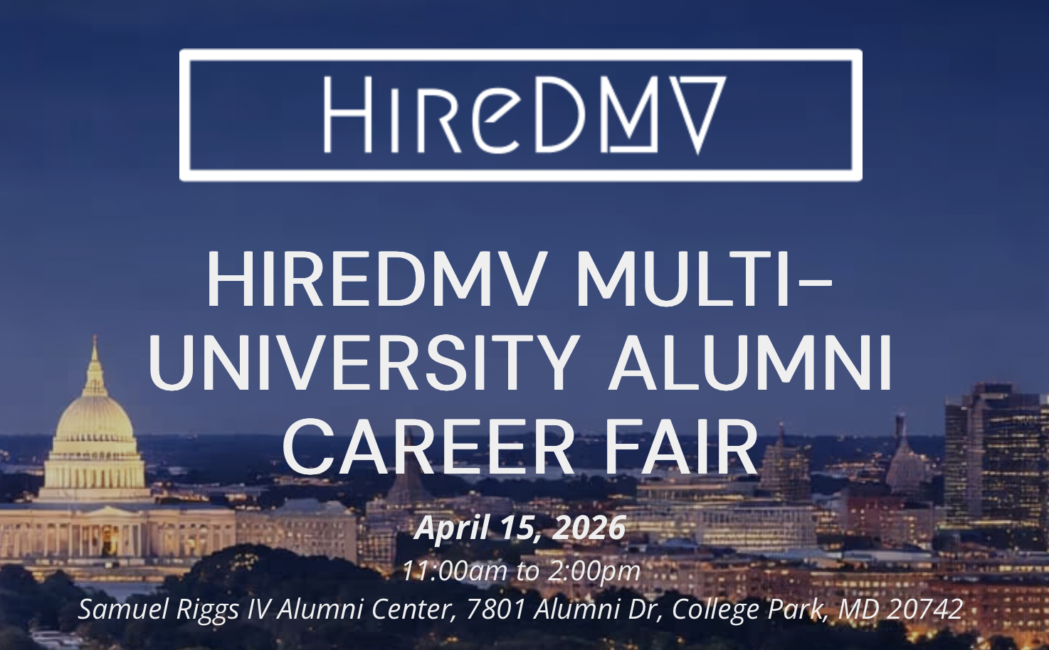 HireDMV Multi-University Alumni Career Fair